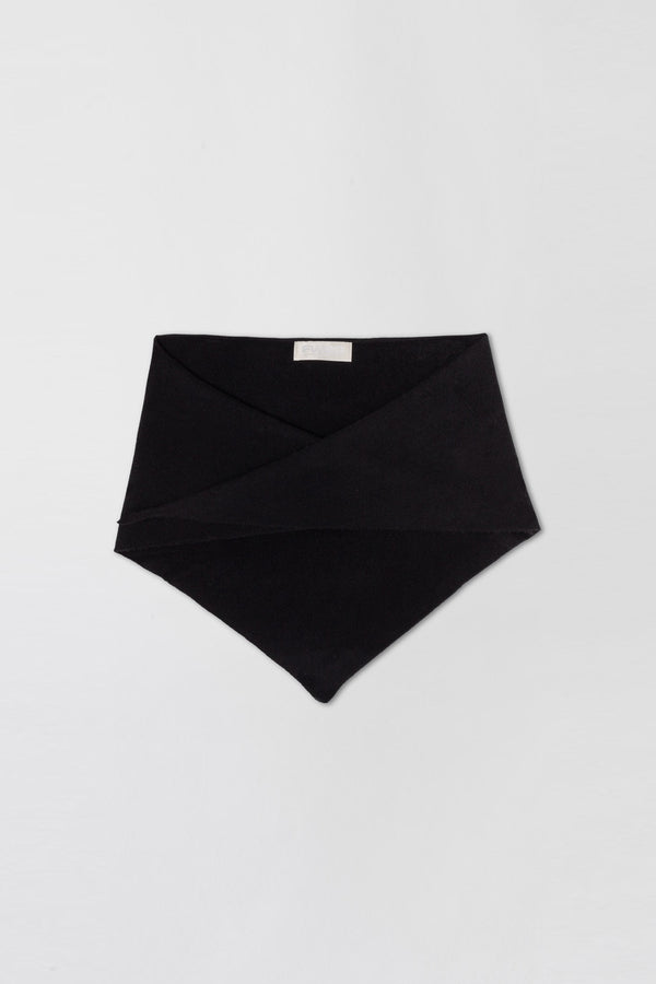 fall winter spring summer Momento Mini Scarf Jet Black