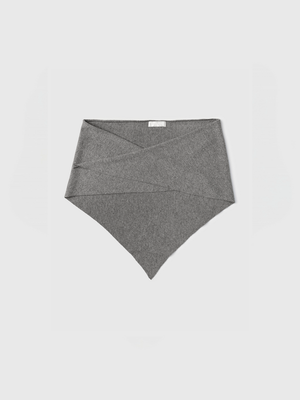 fall winter spring summer Momento Mini Scarf Mid Grey