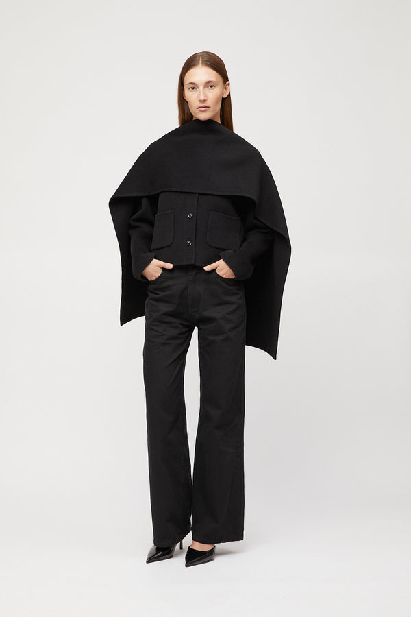 fall winter spring summer Monaco Double Jacket Jet Black