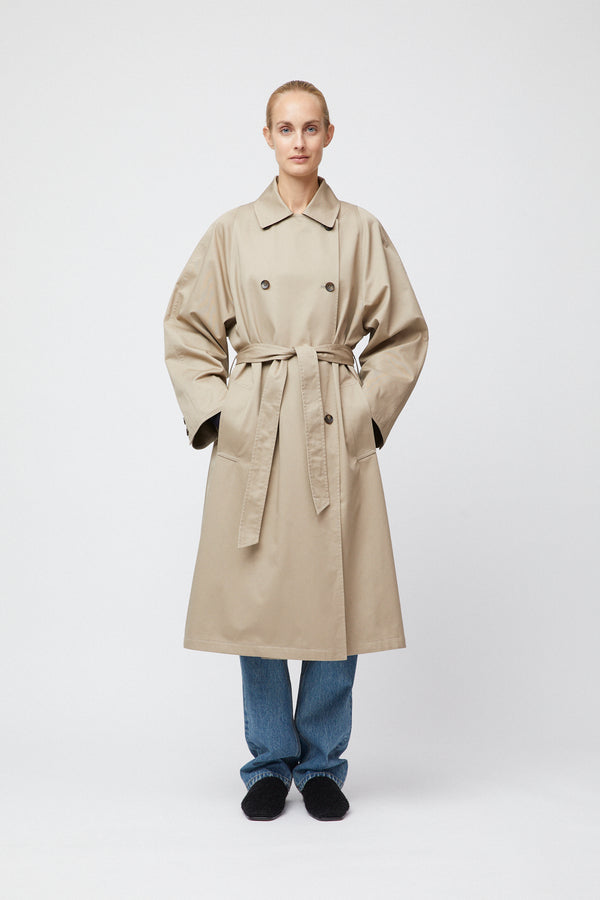 Fall Winter Spring Summer Monterey Trench Coat Khaki