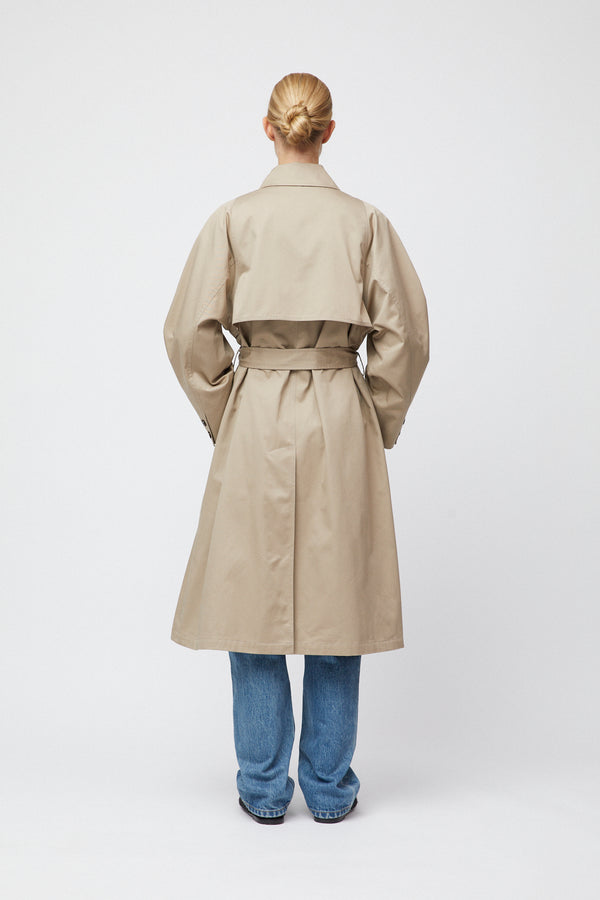 Fall Winter Spring Summer Monterey Trench Coat Khaki