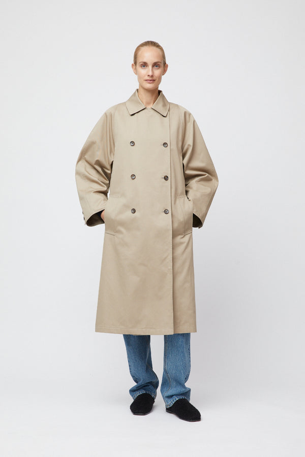 fall winter spring summer Monterey Trench Coat Khaki