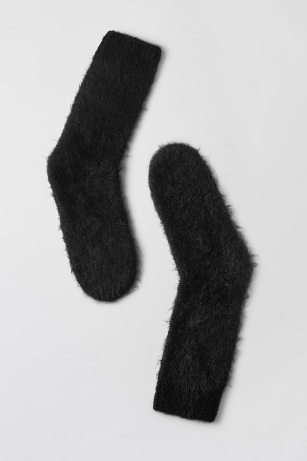 fall winter spring summer Montpellier Cozy Socks Jet Black