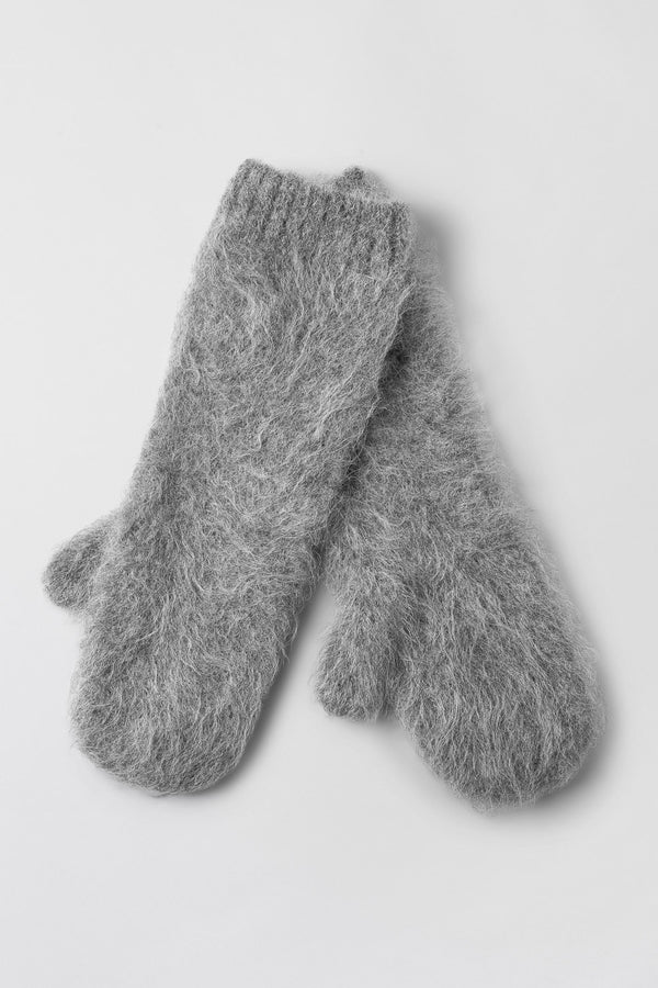 fall winter spring summer Montpellier Mittens Gray Melange