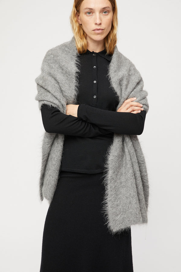 fall winter spring summer Montpellier Scarf Grey Melange