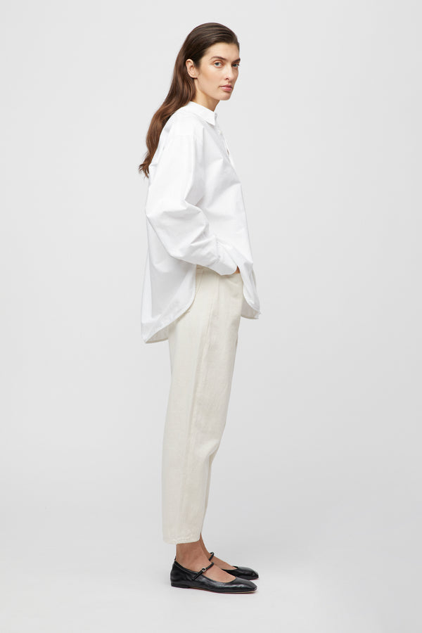 Fall Winter Spring Summer Oxford Coastal Shirt Bright White