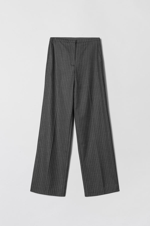 Fall Winter Spring Summer Paloma Trousers Charcoal Pinstripe