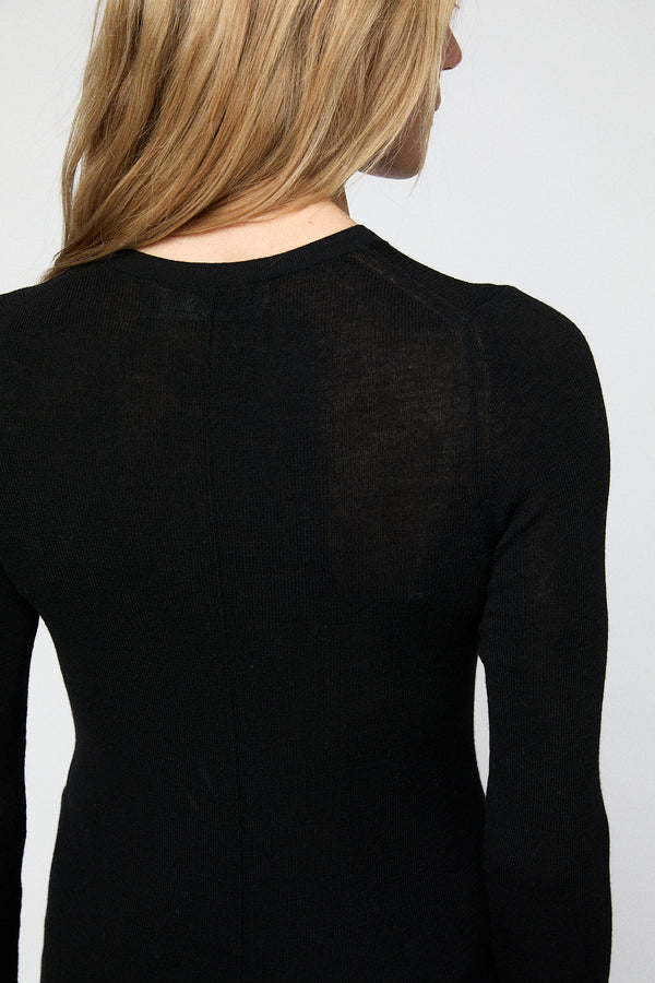 Fall Winter Spring Summer Rib Knit Longsleeve Macadamia