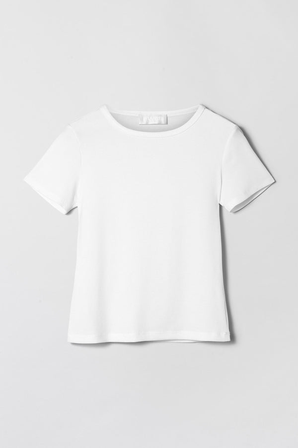 Fall Winter Spring Summer Ribbed Cap Sleeve Tee Salt