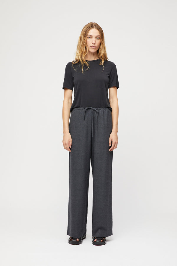 Fall Winter Spring Summer Siena Drawstring Trousers Charcoal Grey