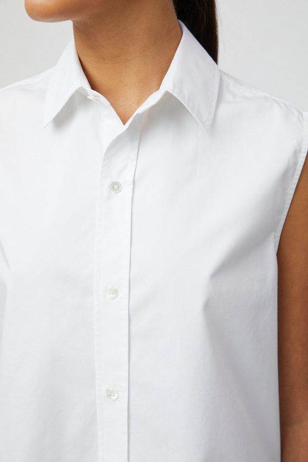 Fall Winter Spring Summer Sleeveless Coastal Shirt Jet Black