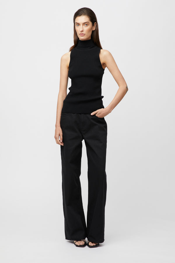 Fall Winter Spring Summer Spark Turtleneck Top Cream