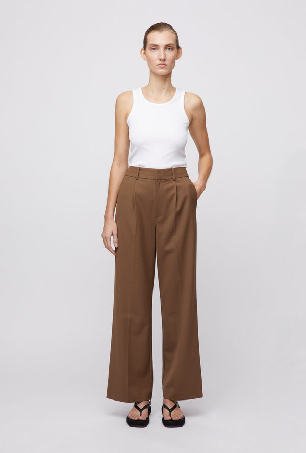fall winter spring summer Starboard Tailored Trousers Partridge Brown