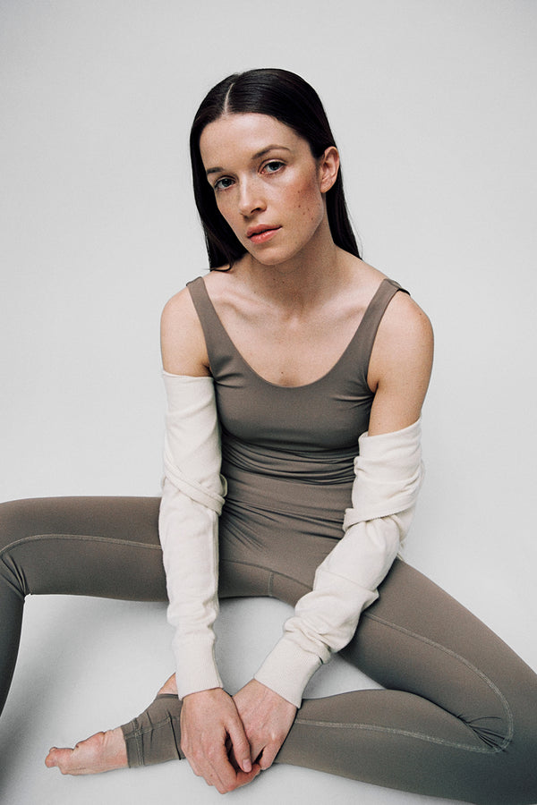 Fall Winter Spring Summer Sugoi High Waist Tights Cocoa Brown