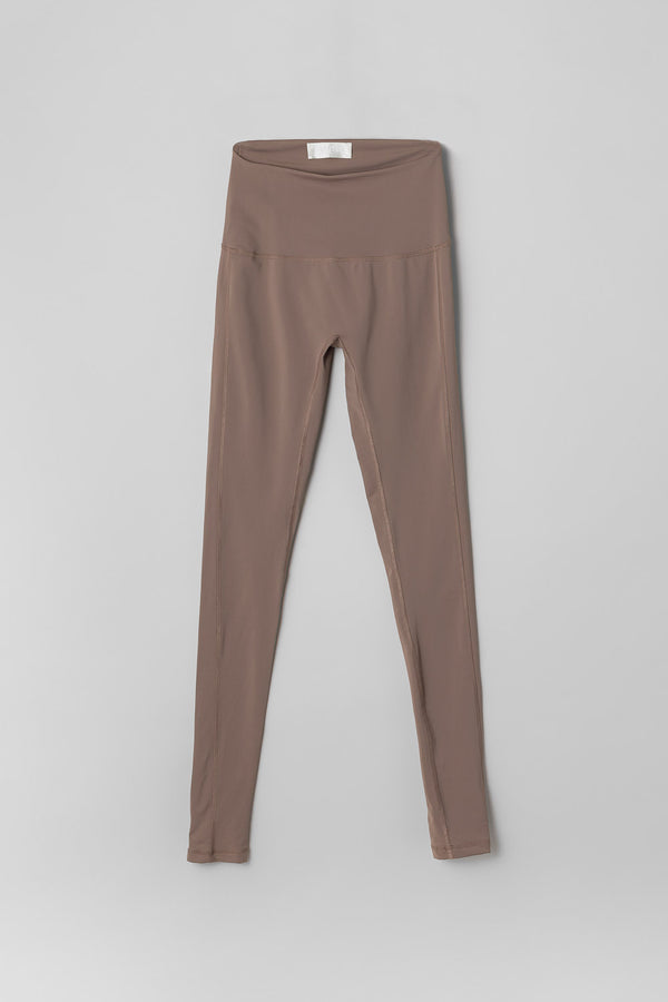 fall winter spring summer Sugoi High Waist Tights Cocoa Brown