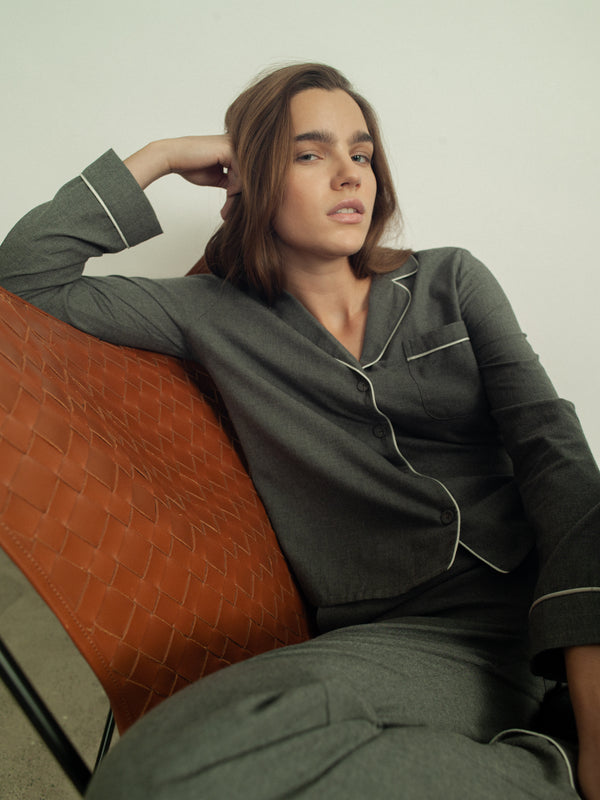 Fall Winter Spring Summer Sweet Dreams Pyjamas Pant Charcoal Gray