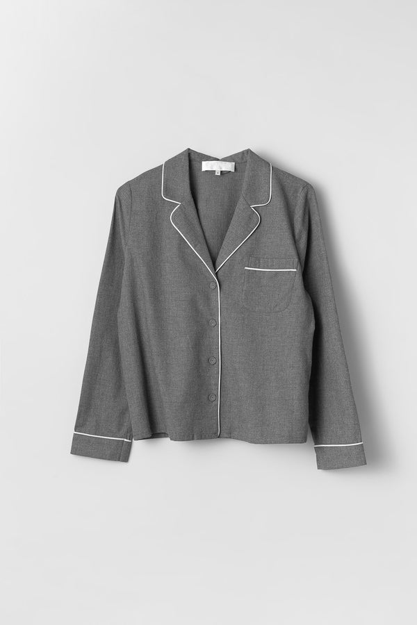 Fall Winter Spring Summer Sweet Dreams Pyjamas Shirt Charcoal Gray