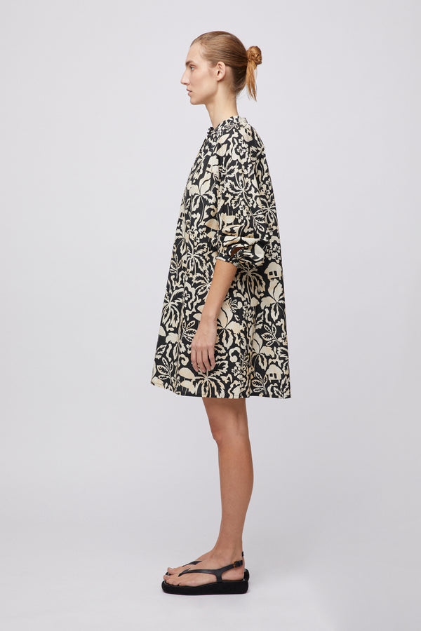 Fall Winter Spring Summer The Tropics Kaftan Tropical Black