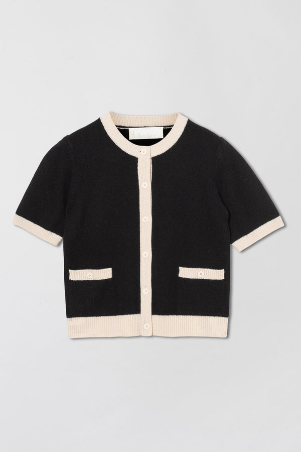Fall Winter Spring Summer Toulouse Cardigan Tee Black Buttermilk