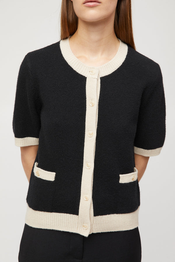 Fall Winter Spring Summer Toulouse Cardigan Tee Black Buttermilk