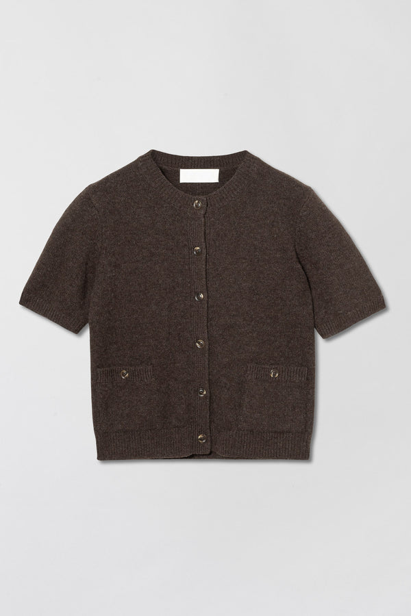 fall winter spring summer Toulouse Cardigan Tee Coffee
