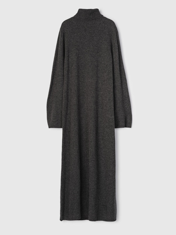 fall winter spring summer Turtleneck Toulon Maxi Dress Graphite