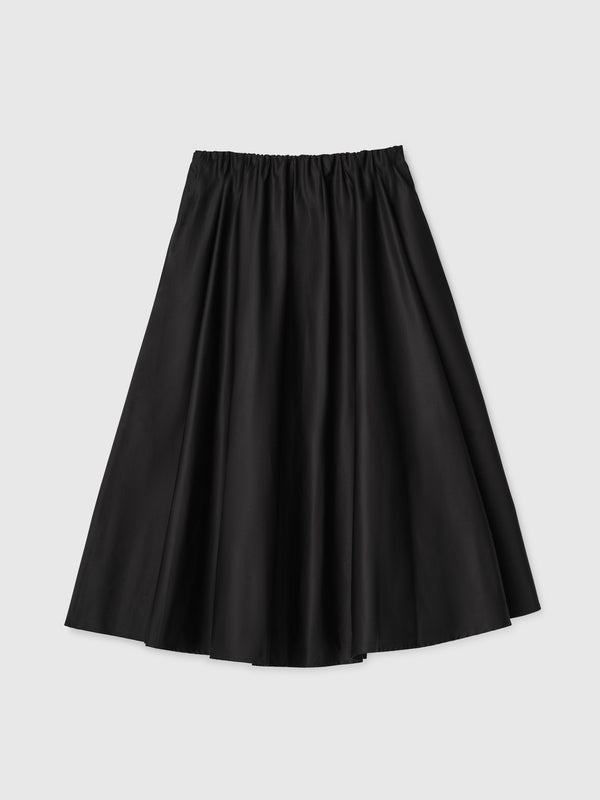 Fall Winter Spring Summer Vivienne Midi Skirt Jet Black