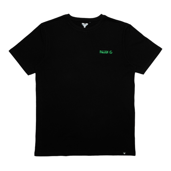 fallen Coffin Tee Black/Green