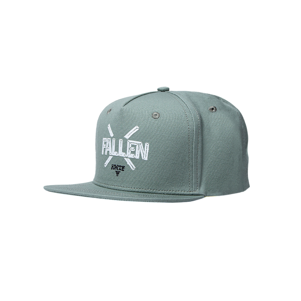 fallen Curb Cap Moss Green/White