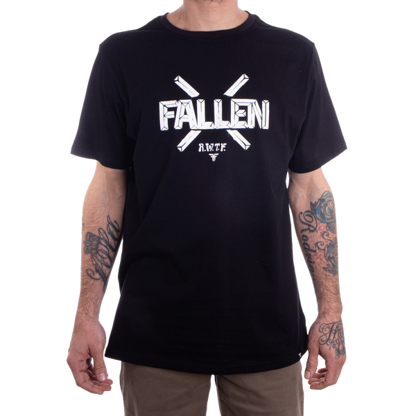 Fallen Curb Tee Black/White