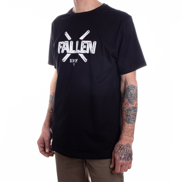 Fallen Curb Tee Black/White
