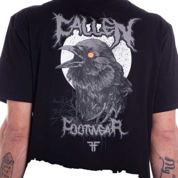 Fallen Dark Raven Tee Black/White