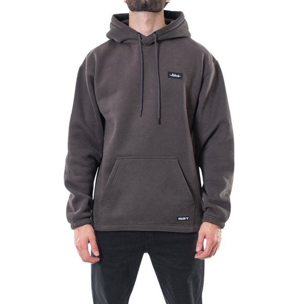 fallen Grunge Hoodie - Asphalt/Black Relax