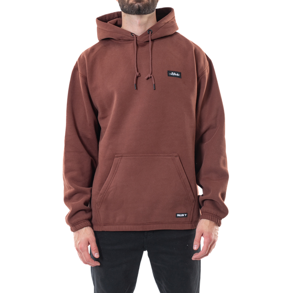 fallen Grunge Hoodie - Brown/Black Relax