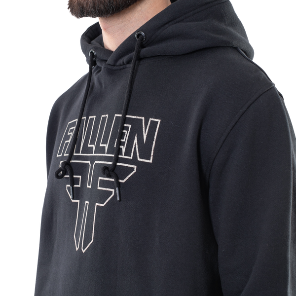 Fallen Insignia Hoodie - Black/White