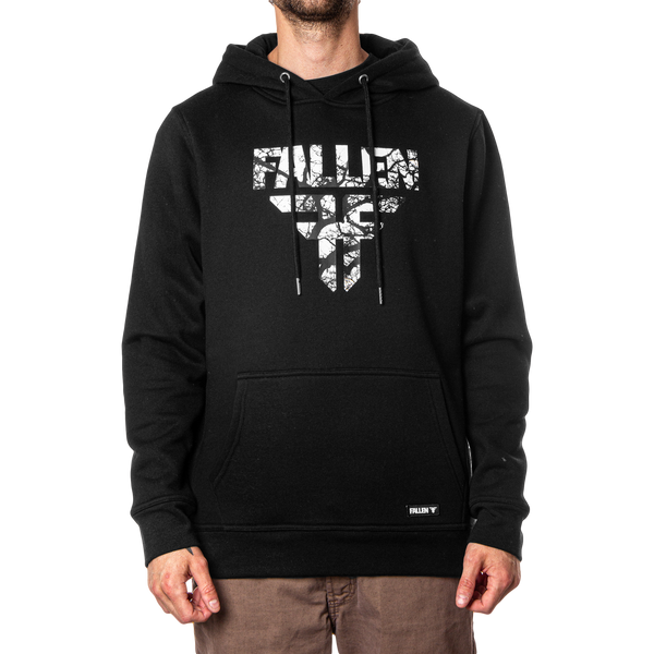 Fallen Insignia Hoodie Black/White
