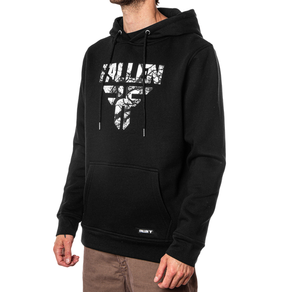 Fallen Insignia Hoodie Black/White