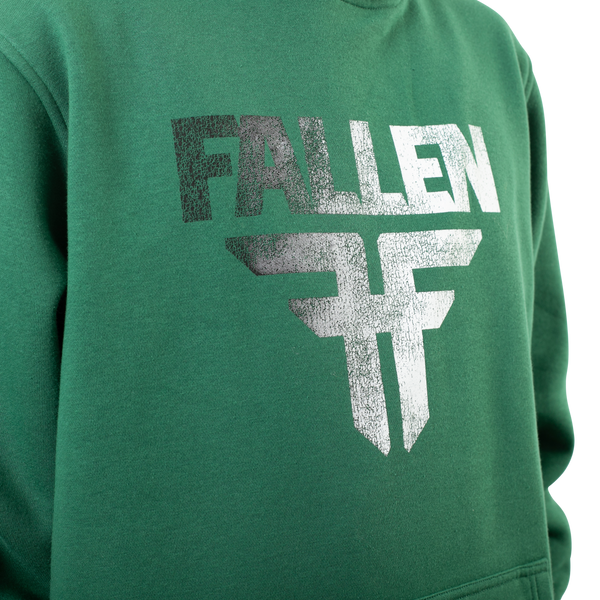 Fallen Insignia Hoodie - Emerald Green/Gradient