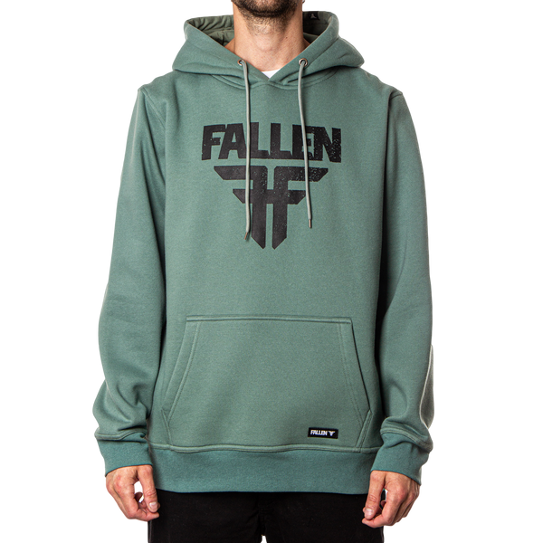 Fallen Insignia Hoodie Olive/Black
