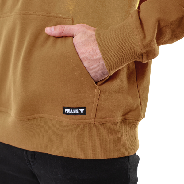 Fallen Insignia Hoodie - Sand/Black