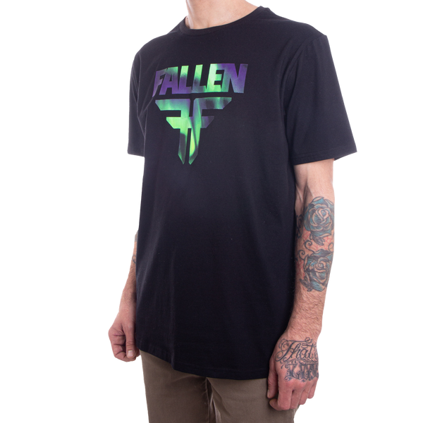 Fallen Insignia Tee Black/Purple