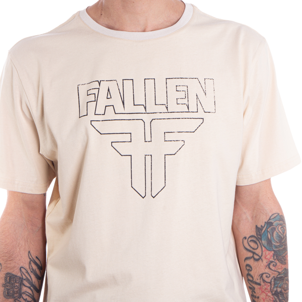 Fallen Insignia Tee Ivory/Green