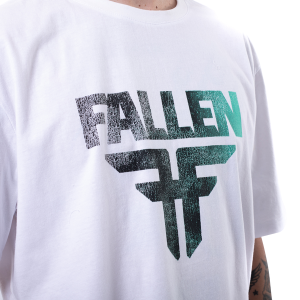 Fallen Insignia Tee - White/Gradient