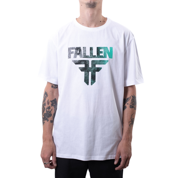 fallen Insignia tee - White/Gradient