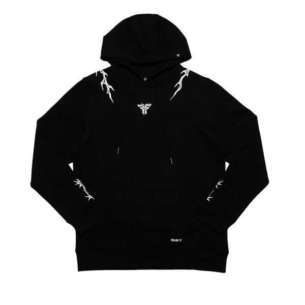 fallen Iron Hoodie Black/White