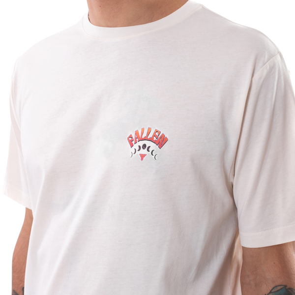 Fallen Lunar Moth Tee Off White/Orange