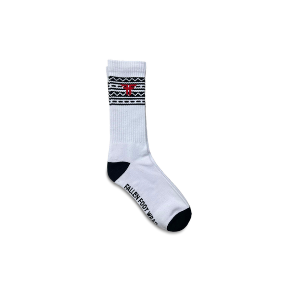 fallen Navajo Sock White/Black