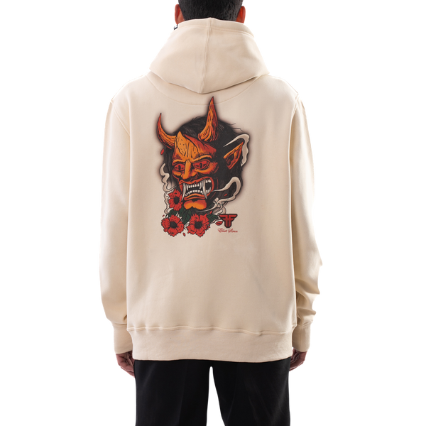 Fallen Oni Hoodie Elliot Sloan - Off White/Red