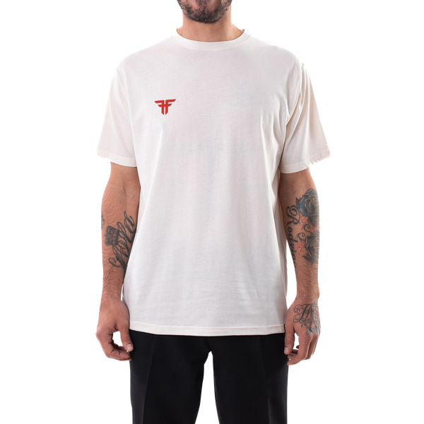 Fallen Oni Tee Elliot Solan Off White/Red