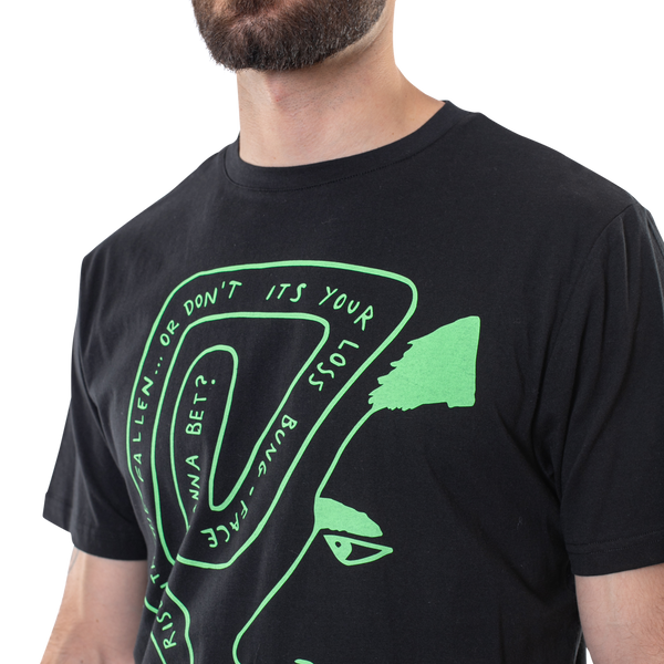 Fallen Pawn Tee Billy Marks - Black/Lime